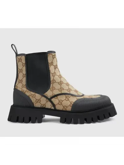 Gucci Bot GG Ankle Bej