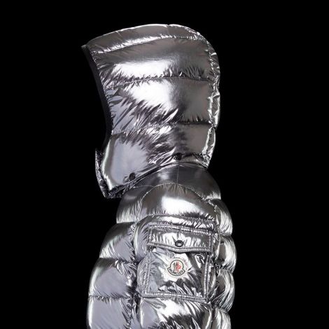 Moncler Mont Bady Gümüş - Moncler Kadin Mont 2020 Bady Silver Kisa Gumus Gri