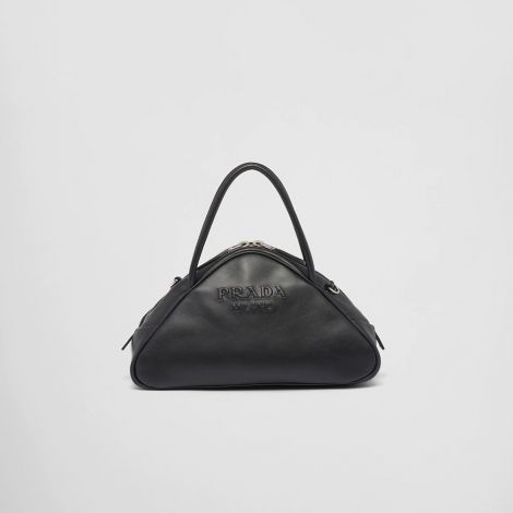 Prada Çanta Triangle Siyah - Prada Bag Canta 22 Leather Prada Triangle Bag Black Siyah