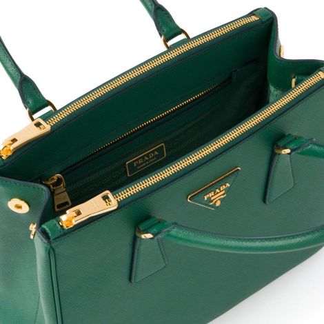 Prada Çanta Galleria Saffiano Yeşil - Prada Bag Canta Galleria Saffiano Leather Medium Bag Biliard Green Yesil