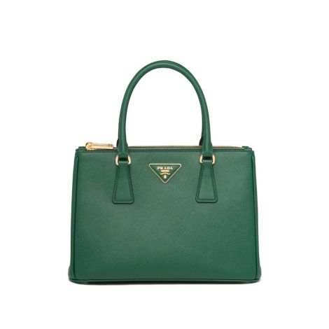 Prada Çanta Galleria Saffiano Yeşil - Prada Bag Canta Galleria Saffiano Leather Medium Bag Biliard Green Yesil
