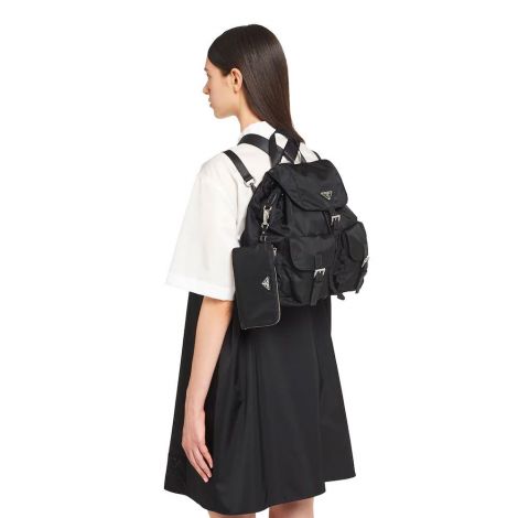 Prada Çanta Re-Nylon Siyah - Prada Canta Medium Re Nylon Backpack Siyah