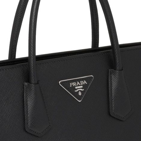 Prada Çanta Saffiano Siyah - Prada Canta Medium Saffiano Leather Handbag Siyah