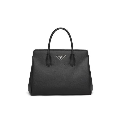 Prada Çanta Saffiano Siyah - Prada Canta Medium Saffiano Leather Handbag Siyah