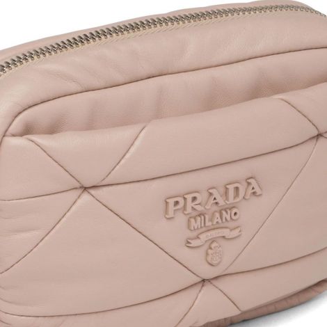 Prada Çanta Patchwork Pembe - Prada Canta Nappa Leather Patchwork Shoulder Bag Pembe
