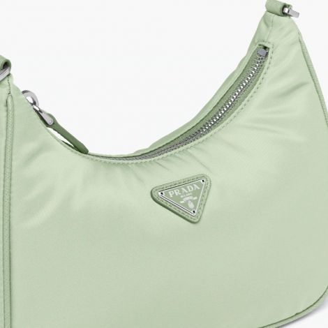 Prada Çanta Re-Edition Yeşil - Prada Re Edition 2005 Nylon Shoulder Bag Green Yesil