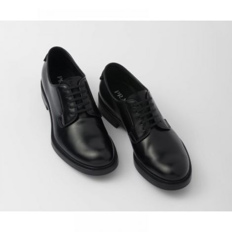 Prada Ayakkabı Bağcıklı Siyah - Prada Bağcıklı Ayakkabi Prada Erkek Ayakkabi Siyah