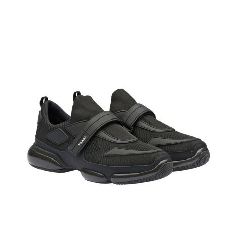 Prada Ayakkabı Cloudbust Siyah - Prada Erkek Ayakkabi 19 Cloudbust Sneakers Siyah Taban Siyah