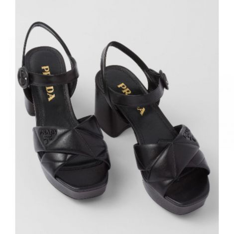 Prada Platform Sandalet Siyah - Prada Platform Sandalet Prada Kadin Ayakkabi Prada Women Shoes Prada Sandalet Siyah