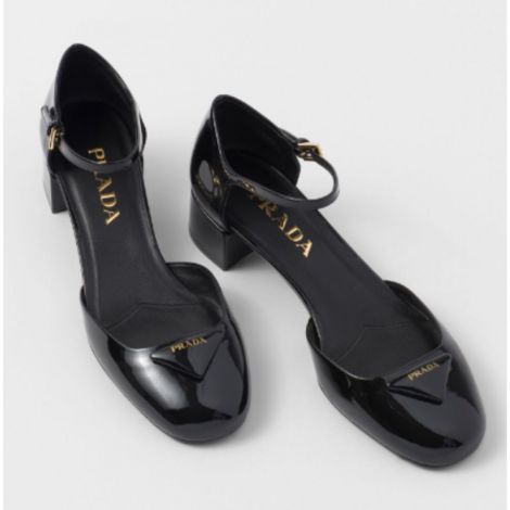 Prada Rugan Topuklu Ayakkabı Siyah - Prada Women Shoes Prada Kadin Topuklu Ayakkabi Prada Topuklu Ayakkabi Prada Ayakkabi Siyah