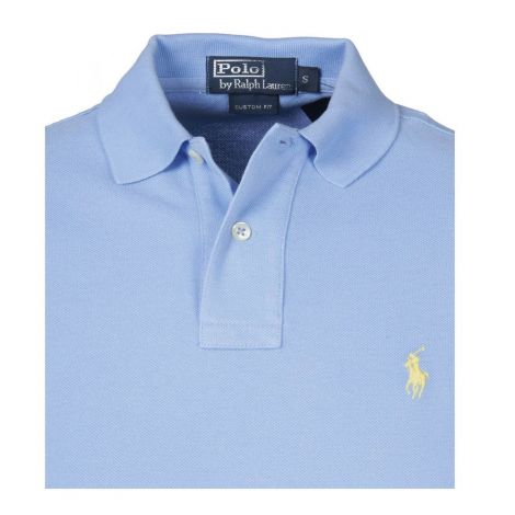 Ralph Lauren Tişört Polo Aqua - Polo T Shirt Ralph Lauren Aqua Blue