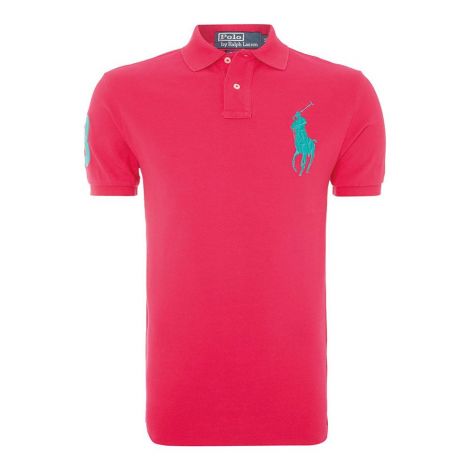 Ralph Lauren Tişört Polo Pink - Polo T Shirt Ralph Lauren Big Rlp13