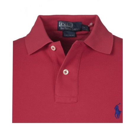 Ralph Lauren Tişört Polo Red - Polo T Shirt Ralph Lauren Claret Red