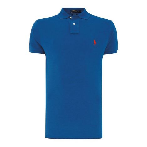 Ralph Lauren Tişört Polo Mavi - Polo T Shirt Ralph Lauren Mavi Kucuk Atli Saphire Blue