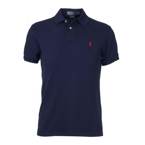 Ralph Lauren Tişört Polo Navy Blue - Polo T Shirt Ralph Lauren Navy Blue