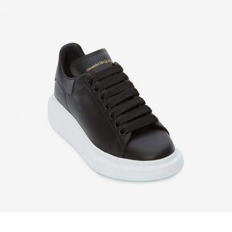Alexander McQueen Ayakkabı Oversized Siyah - Alexander Mcqueen Oversized Sneaker Erkek Ayakkabi Beyaz Siyah