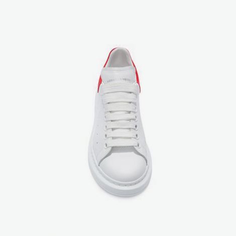 Alexander McQueen Ayakkabı Oversized Beyaz - Alexander Mcqueen Sneaker Oversized Ayakkabi Kirmizi Beyaz