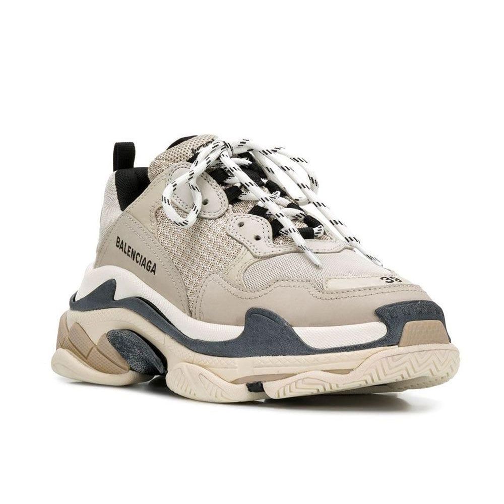 Balenciaga Leather Triple S Sneakers in Pink Lyst