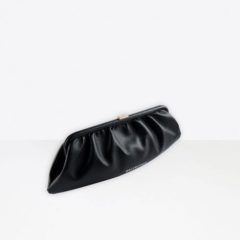 Balenciaga Çanta Cloud XL Siyah - Balenciaga Canta Cloud Handbags Xl Clutch With Strap Siyah