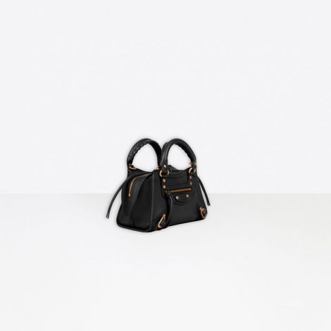 Balenciaga Çanta Neo Classic Siyah - Balenciaga Canta Neo Classic Handbags Mini Top Handle Bag Siyah
