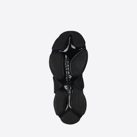 Balenciaga Ayakkabı Allover Siyah - Balenciaga Ayakkabi 2021 Allover Logo Triple S Sneaker Black Siyah