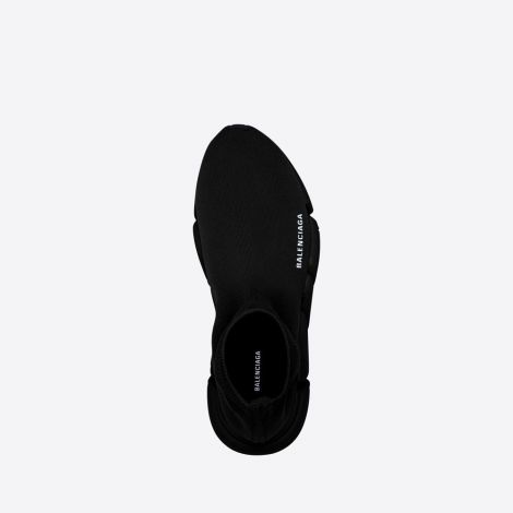 Balenciaga Ayakkabı Speed 2.0 Siyah - Balenciaga Ayakkabi 2021 Speed 2.0 Sneaker Black Corap Orgu Siyah