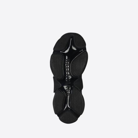 Balenciaga Ayakkabı Allover Siyah - Balenciaga Ayakkabi Erkek Allover Logo Triple S Sneaker Black White Siyah