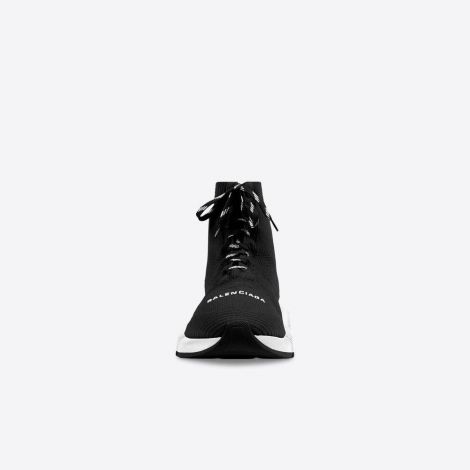 Balenciaga Ayakkabı Speed 2.0 Siyah - Balenciaga Ayakkabi Erkek Speed 2.0 Lace Up Sneaker Black White Siyah
