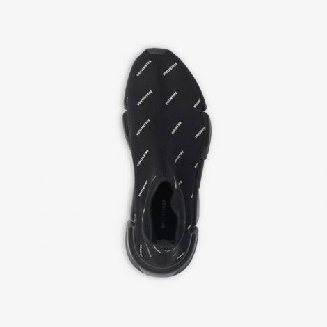 Balenciaga Ayakkabı Speed 2.0 Siyah - Balenciaga Ayakkabi Kadin Speed 2.0 Sneaker Black Orgu Siyah