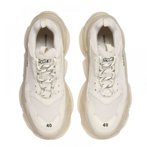 Balenciaga Ayakkabı Clear Sole Beyaz - Balenciaga Clear Sole Sneakers Balenciaga Kadin Ayakkabi Balenciaga Triple S Sneakers Beyaz