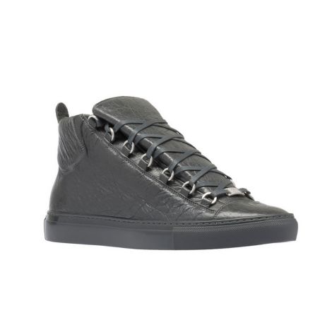 Balenciaga Ayakkabı Sneakers Grey - Balenciaga High Sneakers Ayakkabi Koyu Gri 6