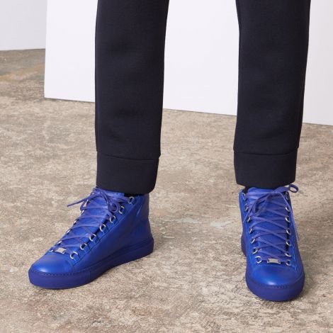 Balenciaga Ayakkabı Sneakers Blue - Balenciaga High Sneakers Ayakkabi Mavi 1