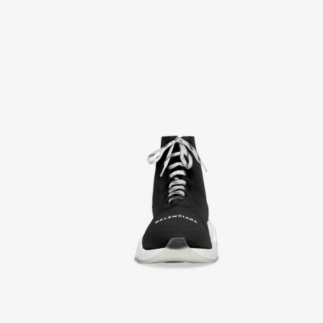 Balenciaga Ayakkabı Speed 2.0 Siyah - Balenciaga Shoes Sneaker Speed 2.0 Lace Up Sneaker Black White Siyah