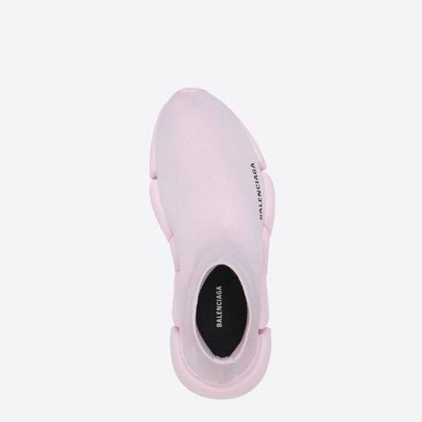 Balenciaga Ayakkabı Speed 2.0 Pembe - Balenciaga Shoes Sneaker Speed 2.0 Sneaker Pink Corap Orgu Pembe