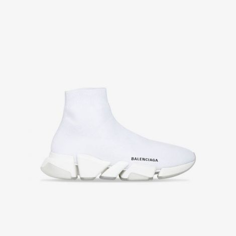 Balenciaga Ayakkabı Speed 2.0 Beyaz - Balenciaga Shoes Sneaker Speed 2.0 Sneaker White Beyaz