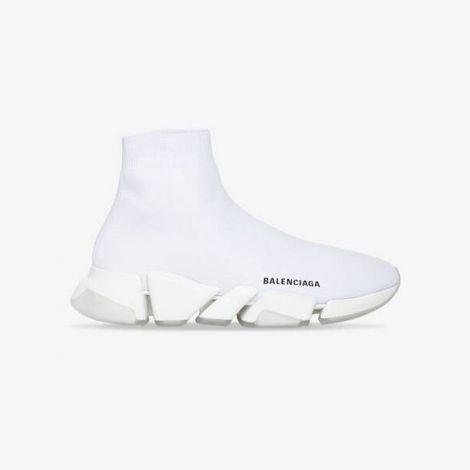 Balenciaga Ayakkabı Speed 2.0 Beyaz - Balenciaga Shoes Sneaker Speed 2.0 Sneaker White Corap Beyaz