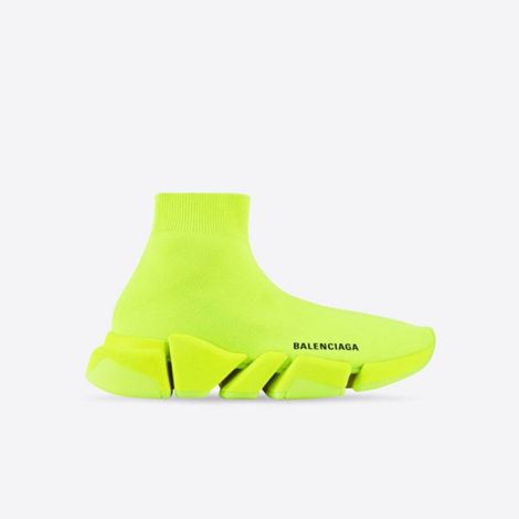 Balenciaga Ayakkabı Speed 2.0 Sarı - Balenciaga Shoes Sneaker Speed 2.0 Sneaker Yellow Corap Sari