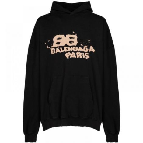 Balenciaga Kapüşonlu Sweatshirt Siyah #Balenciaga #Sweatshirt #BalenciagaSweatshirt #Unisex #BalenciagaKapüşonlu Sweatshirt #Kapüşonlu Sweatshirt