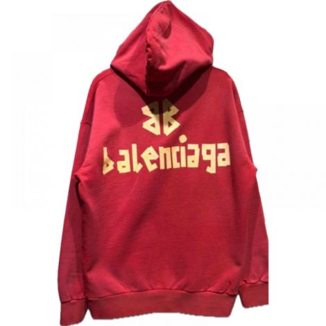 Balenciaga Kapüşonlu Sweatshirt Kırmızı #Balenciaga #Sweatshirt #BalenciagaSweatshirt #Unisex #BalenciagaKapüşonlu Sweatshirt #Kapüşonlu Sweatshirt