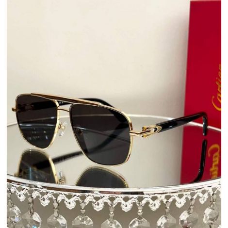 Cartier Gözlük Güneş Gözlüğü Siyah - Cartier Gozluk Cartier Gunes Gozlugu Cartier Sunglasses 1 Siyah