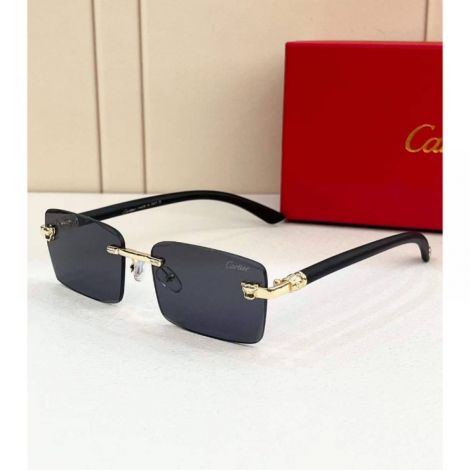 Cartier Gözlük Güneş Gözlüğü Siyah - Cartier Gozluk Cartier Gunes Gozlugu Cartier Sunglasses 5 Siyah