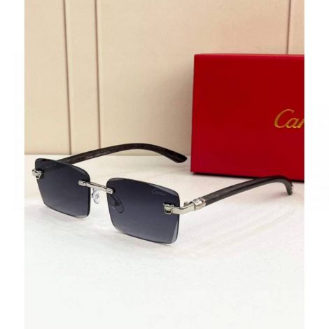 Cartier Gözlük Güneş Gözlüğü Siyah - Cartier Gozluk Cartier Gunes Gozlugu Cartier Sunglasses 6 Siyah