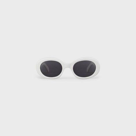 Celine Gözlük Triomphe 01 Beyaz - Celine Gozluk 2021 Triomphe 01 Sunglasses In Acetate Siyah Beyaz