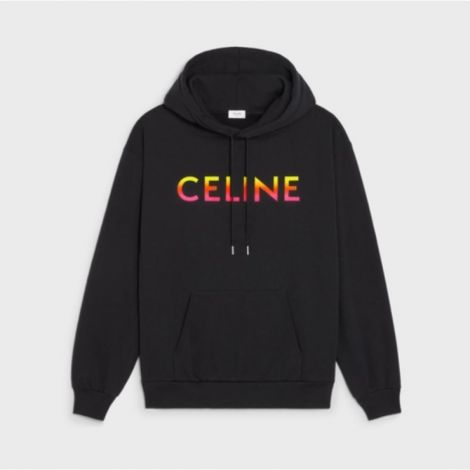 Celine Sweatshirt Siyah - Celine Hoodie Celine Kapusonlu Sweatshirt Celine Sweatshirt Siyah