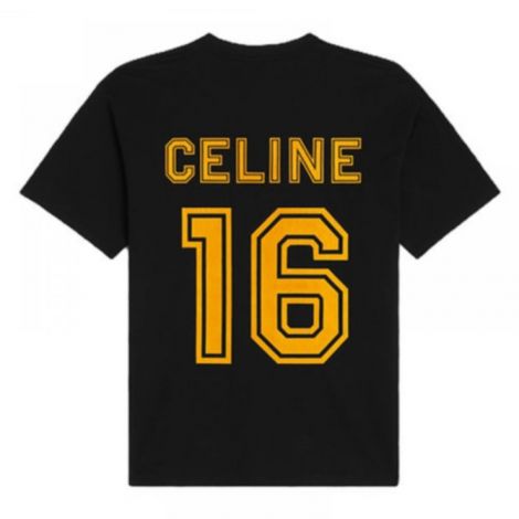 Celine Tişört Loose Siyah - Celine Loose T Shirt Celine Erkek Tisort Celine Tisort Siyah
