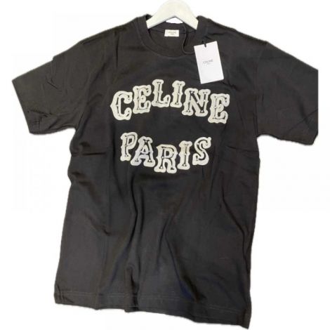 Celine Tişört Siyah - Celine Men T Shirt Celine Tisort Celine Erkek Tisort 8767 Siyah