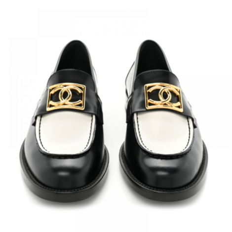 Chanel Ayakkabı CC Logo Loafer Siyah - Chanel Cc Loafer Chanel Kadin Ayakkabi Chanel Ayakkabi Siyah