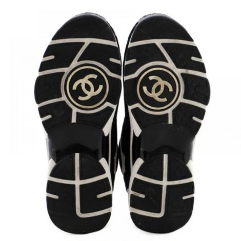 Chanel Ayakkabı CC  Siyah - Chanel Kadin Ayakkabi Chanel Ayakkabi Chanel Women Shoes Chanel Shoes Chanel CC All Over Print Sneakers Siyah