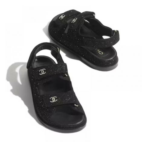 Chanel Sandalet Siyah - Chanel Kadin Sandalet Chanel Sandalet Kadin Siyah