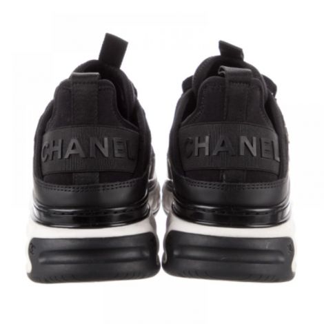 Chanel Ayakkabı Sneakers Siyah - Chanel Sneakers Chanel Cc Logo Sneakers Chanel Kadin Spor Ayakkabi Siyah